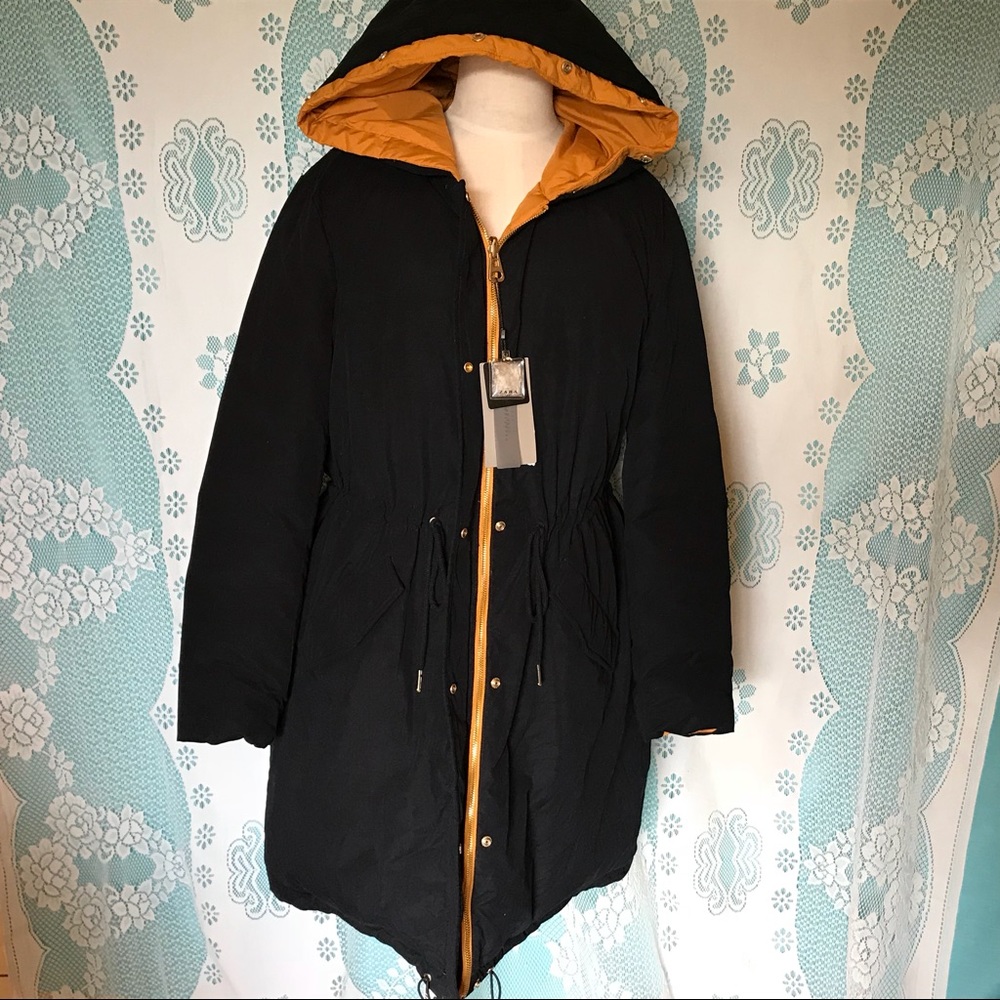 Zara puffer jacket. Brand new. Reversible!
